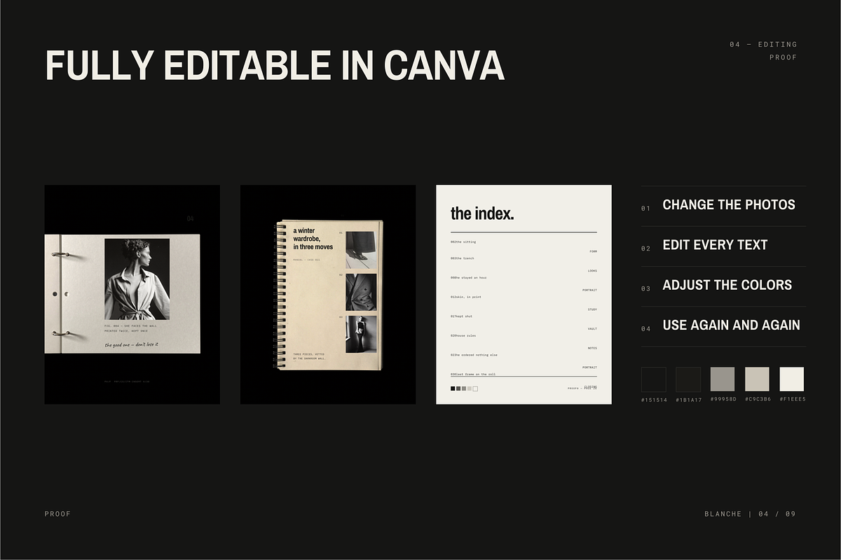 PROOF | 30 Canva Post Templates, a Social Media Template by BlancheStudio (Photo 4 of 9)