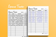 Editable Expense Tracker, a Stationery Template by Graphicsnext (Thumbnail 5 of 7)