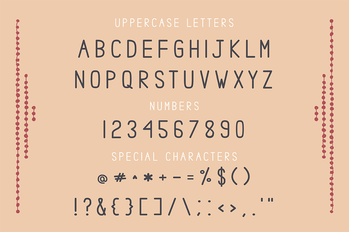 Tailored - Clean Uppercase Font preview 4