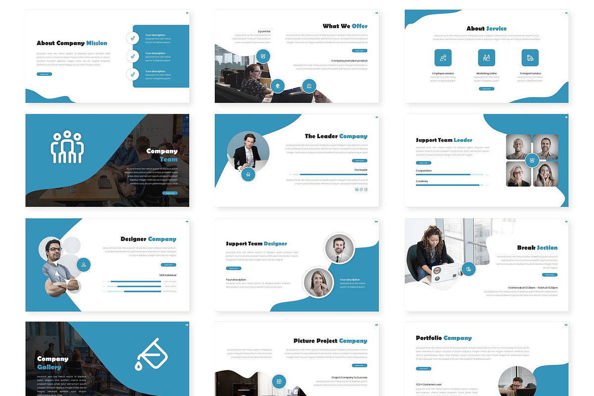 Dagelafoz - Powerpoint Template, a Presentation Template by inspirasign (Photo 3 of 4)