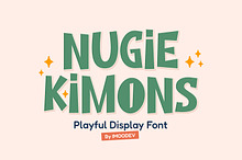 Nugie Kimons - Cute Font