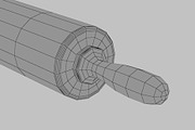 rolling pin, a Food & Drink 3D Model by CGTech (Thumbnail 6 of 7)
