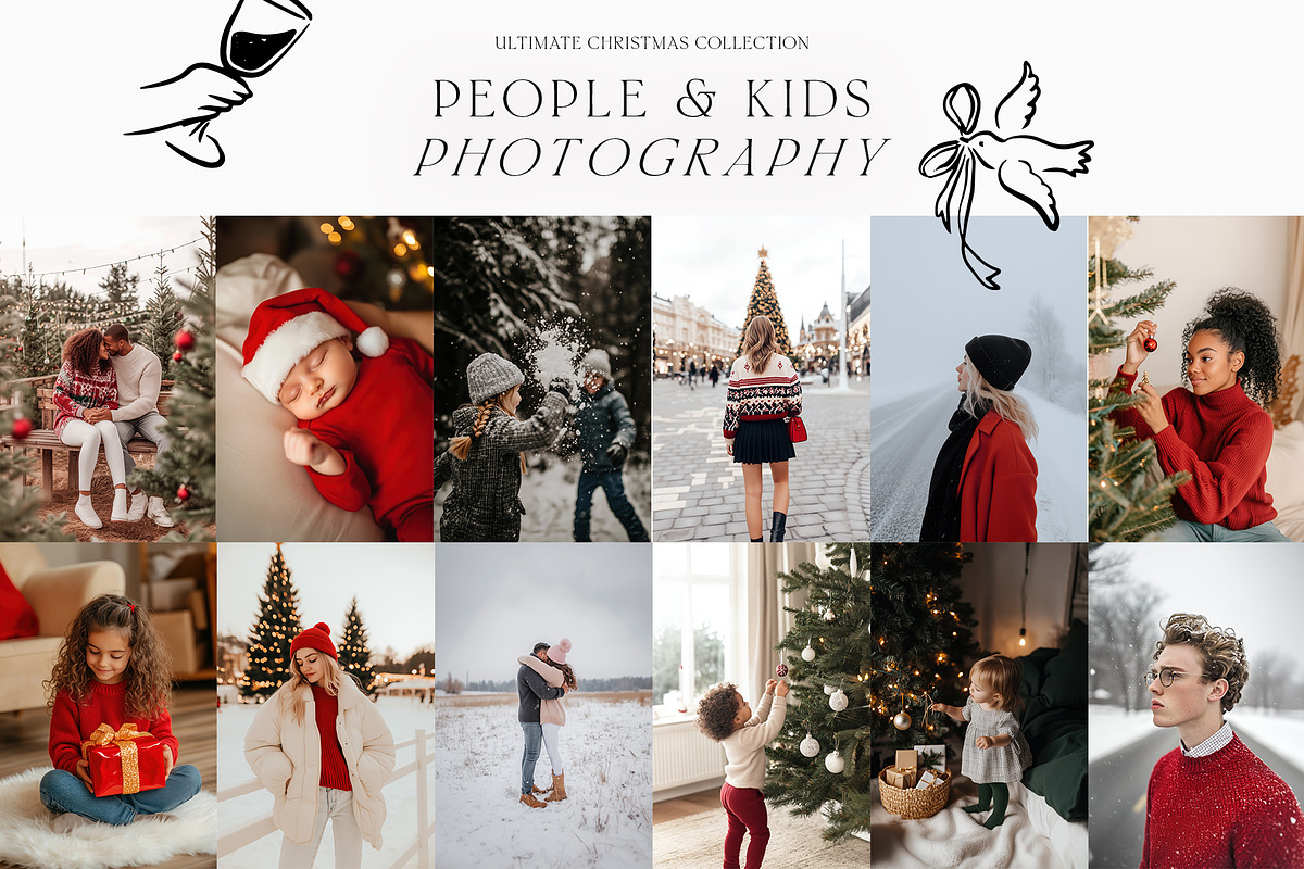 Joyeux Noel 300 Christmas Photos, a Holiday Photo by Muse Mockups (Photo 8 of 24)