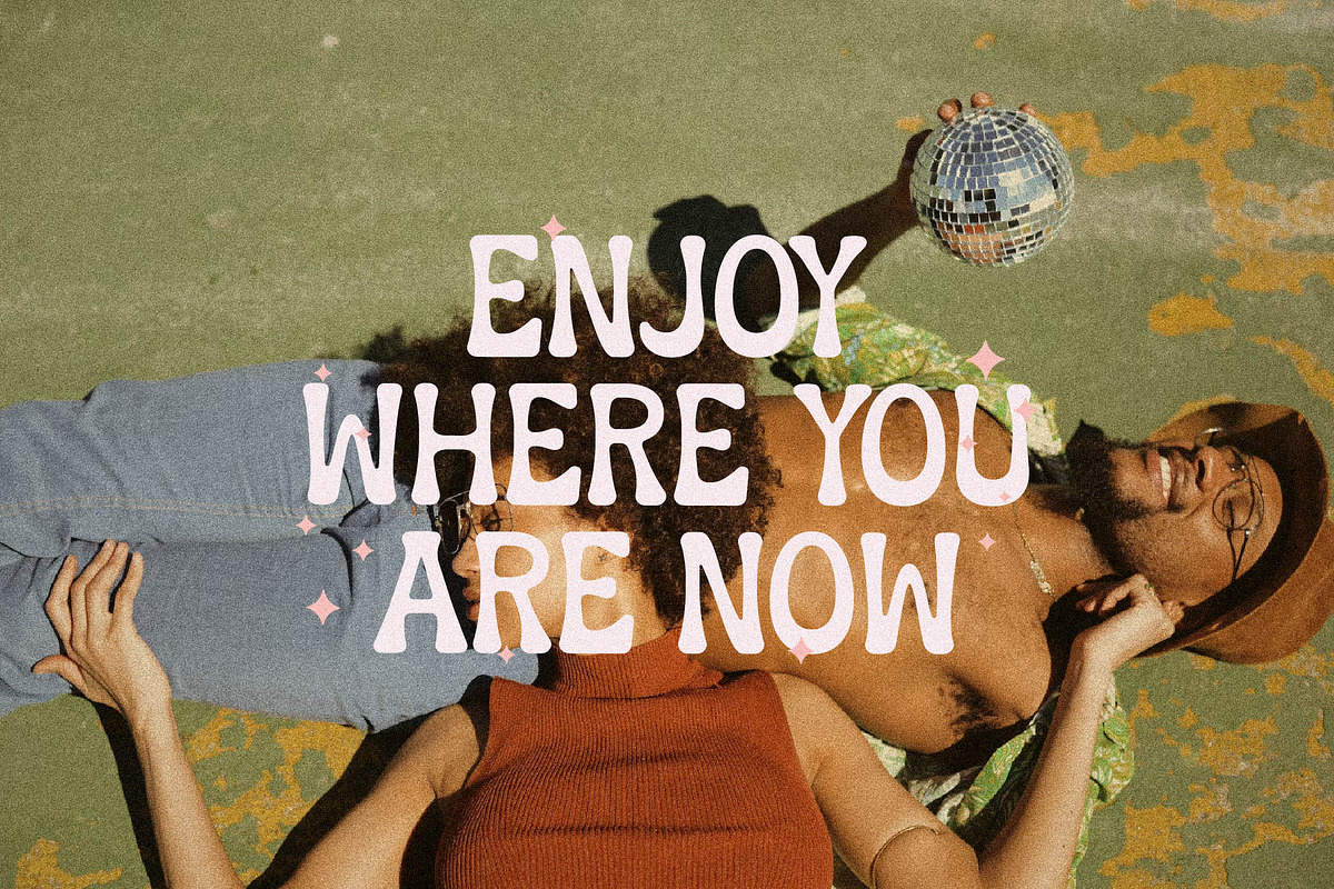 Fruits Delight a Groovy Retro Font, a Sans Serif Font by Storytype Studio (Photo 10 of 15)