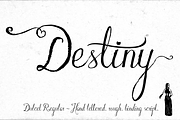 Dulcet - Regular, a Script Font by dawnland (Thumbnail 1 of 2)