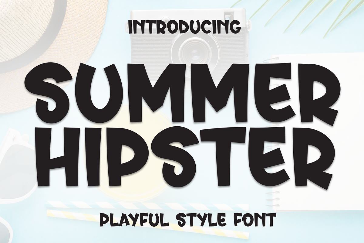 Summer Hipster | Script Font, a Script Font by Scratchones (Photo 1 of 8)