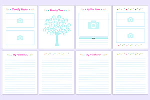 2025 Baby Memory Book Canva Interior