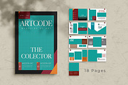 ARTCODE_Magazine Template, a Magazine Template by Olexstudio (Thumbnail 4 of 4)