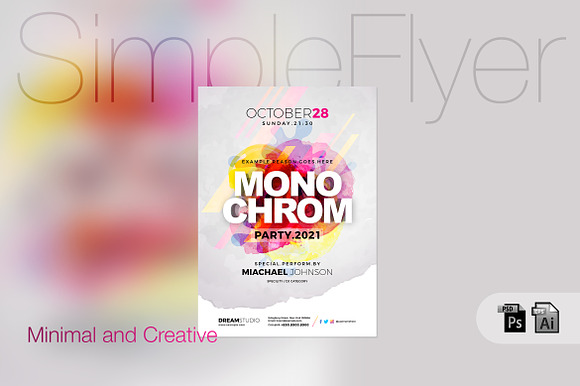 Creative Simple Party Poster / Flyer preview 2