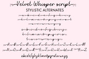 Velvet Whisper Font Duo, a Handwritten Font by Freeling Design House (Thumbnail 4 of 7)