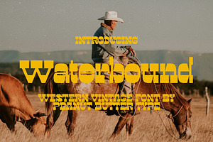 Waterbound Western Vintage Font