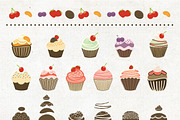 11 Delicious Cupcakes, a Decorative Illustration by SasiHouse (Thumbnail 2 of 2)