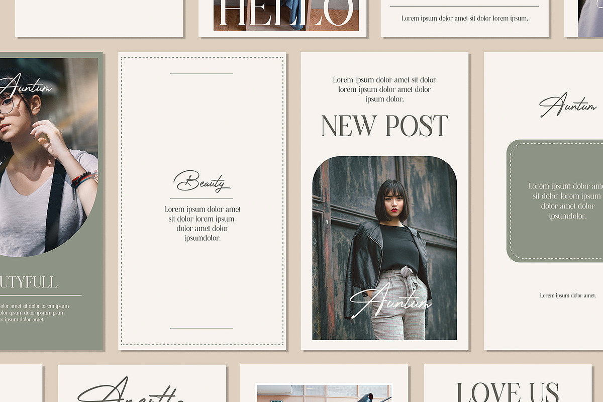 AUNTM INSTAGRAM TEMPLATE, a Social Media Template by Compaq_Creative (Photo 6 of 14)