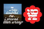 Nackresa | Font Duo, a Script Font by Jolicia Type (Thumbnail 9 of 12)