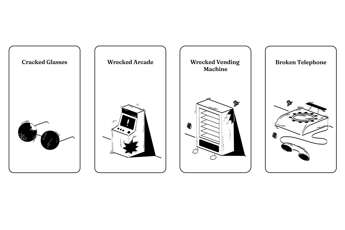 34 Illustration | Wrecked Stuff, an Object Illustration by Directico Design Kit (Photo 7 of 7)
