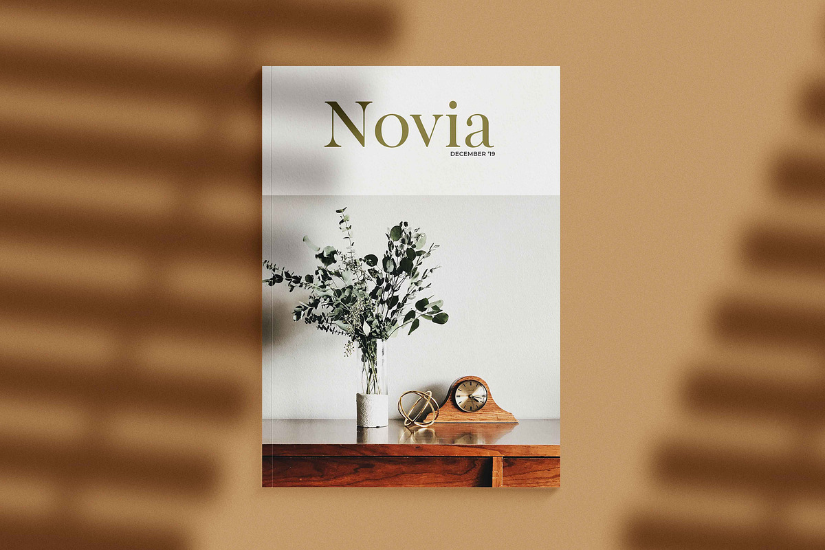 Novia Photo Magazine Mock-Up, a Print Template by Eugene Tantsurin (Photo 2 of 14)