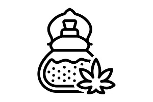 Oils olive black icon, an Outline Icon by Creative priyanka