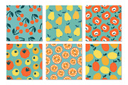 Modern Fruit Seamless Pattern Bundle, a Pattern Graphic by C Design Studio (Thumbnail 20 of 24)
