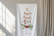 Watercolor Christmas-TINY VILLAGE, a Decorative Illustration by Beigetime (Thumbnail 5 of 10)