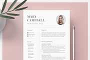 Word Resume & Cover Letter Template, a Resume Template by DemeDesign (Thumbnail 1 of 8)