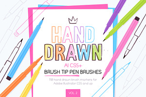 Brush Tip Marker Brushes Vol. 2, a Brush Add-On by Side Project