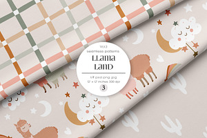 Llama Land – Patterns Collection