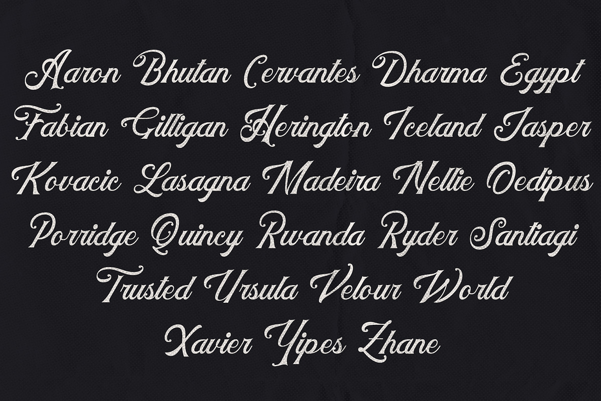 Holster - Vintage Script Font, a Script Font by Arendxstudio (Photo 3 of 10)