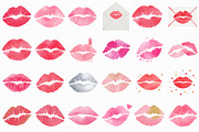 Lip Print Valentine Clipart Png, an Illustration by Libby Wishes (Thumbnail 4 of 5)