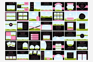 Black Pink Etsy Listing Templates