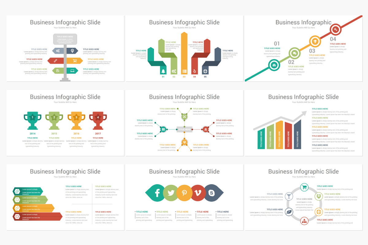 60% OFF-Complete Infographics Bundle, a Presentation Template by SlideArt (Photo 10 of 51)