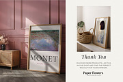 Pink Room Wall Frame Mockup, a Mockup by Paper Flowers Studio (Thumbnail 5 of 5)