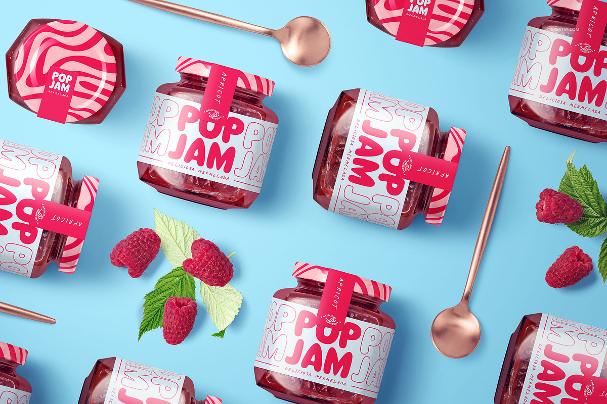 Jam Jar Mockup Bundle, a Cups & Container Mockup by creatsy5 (Photo 52 of 65)
