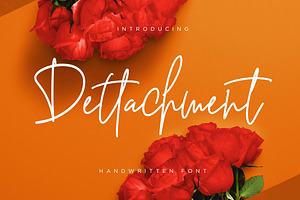 Dettachment Handwritten Wedding Font