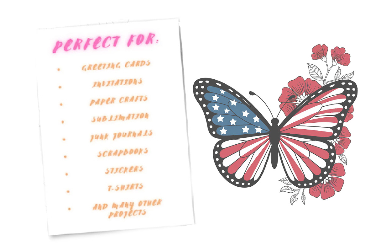 4th of July Sublimation Png, an Illustration by Watercolor design (Photo 2 of 6)