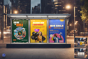 Bus Stop Billboard Advertising Mocku, an Advertising Mockup by 3djagan (Thumbnail 1 of 4)