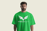 Handsome Men T-shirt Mockup, a Shirt Mockup by INTENTFX (Thumbnail 6 of 12)