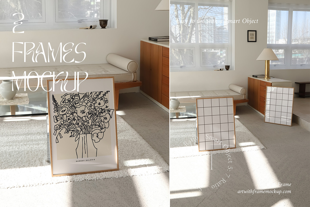 51 Frame Mockups - Vintage Furniture, a Product Mockup by ArtwithFrame (Photo 8 of 50)