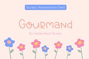 Gourmand, a Handwritten Font by Sofia Skoog (Thumbnail 1 of 7)