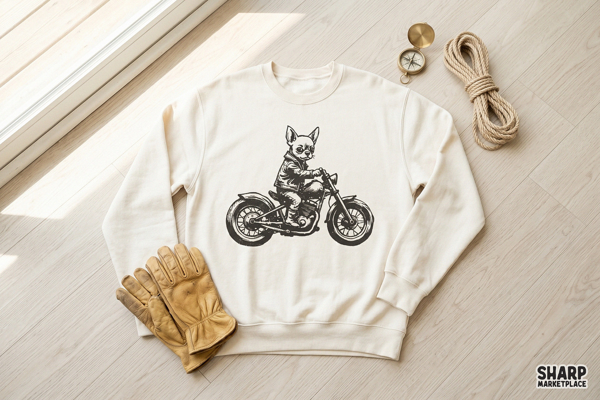 Vintage Chihuahua Riding, an Object Graphic by SharpMarketplace (Photo 3 of 4)