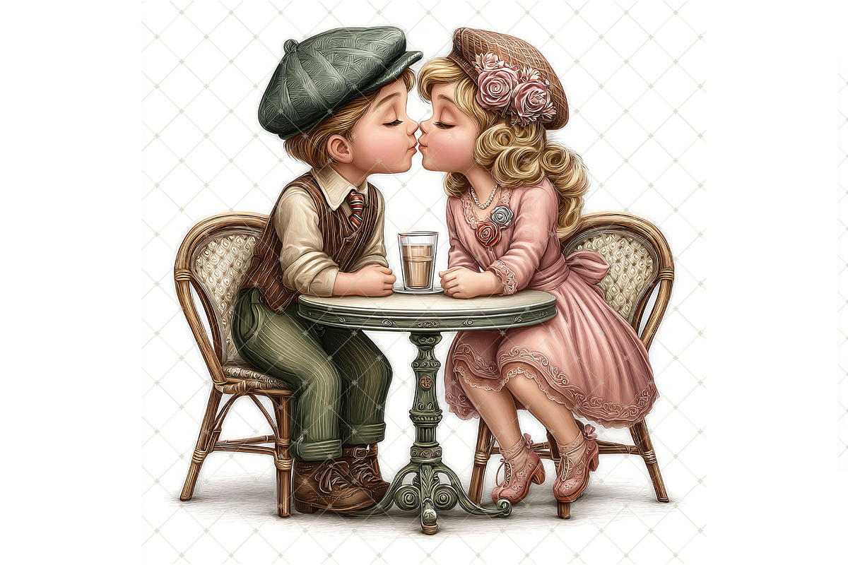 Romantic Couple Clipart JPG, a Person Illustration by Memories By Lea (Photo 14 of 18)