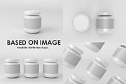 Jam Jar Mockup Set, a Cups & Container Mockup by Mirachma Project (Thumbnail 2 of 7)
