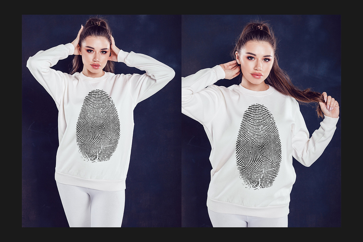 Sweatshirt Mock-Up Set, a Hoody Mockup by Freeman Studio (Photo 9 of 16)