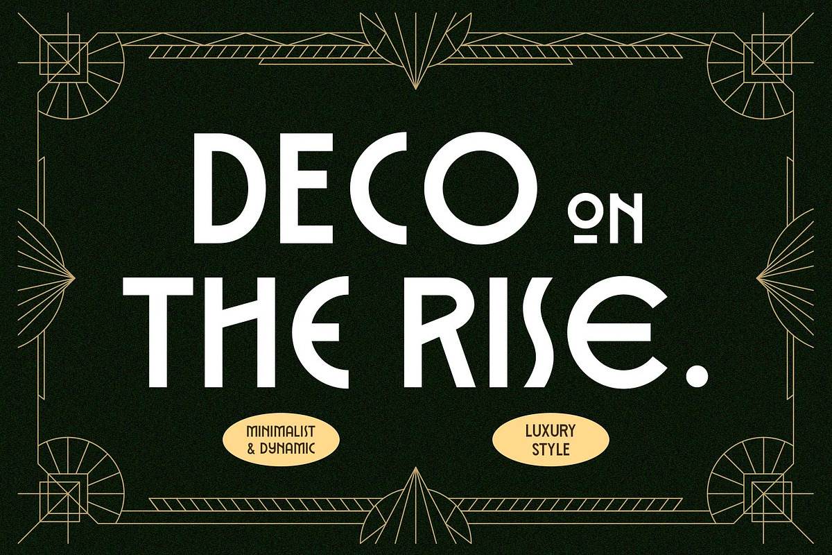 Metrovan - Art Deco Style, a Sans Serif Font by Novitype (Photo 5 of 11)