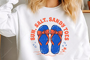 Summer PNG Sandy Toes Flip Flop, a Seasonal Illustration by Canvas Craft (Thumbnail 4 of 6)