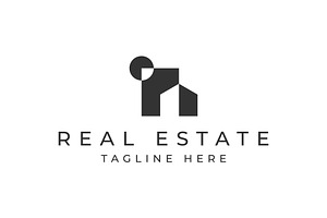 Home real estate icon vector