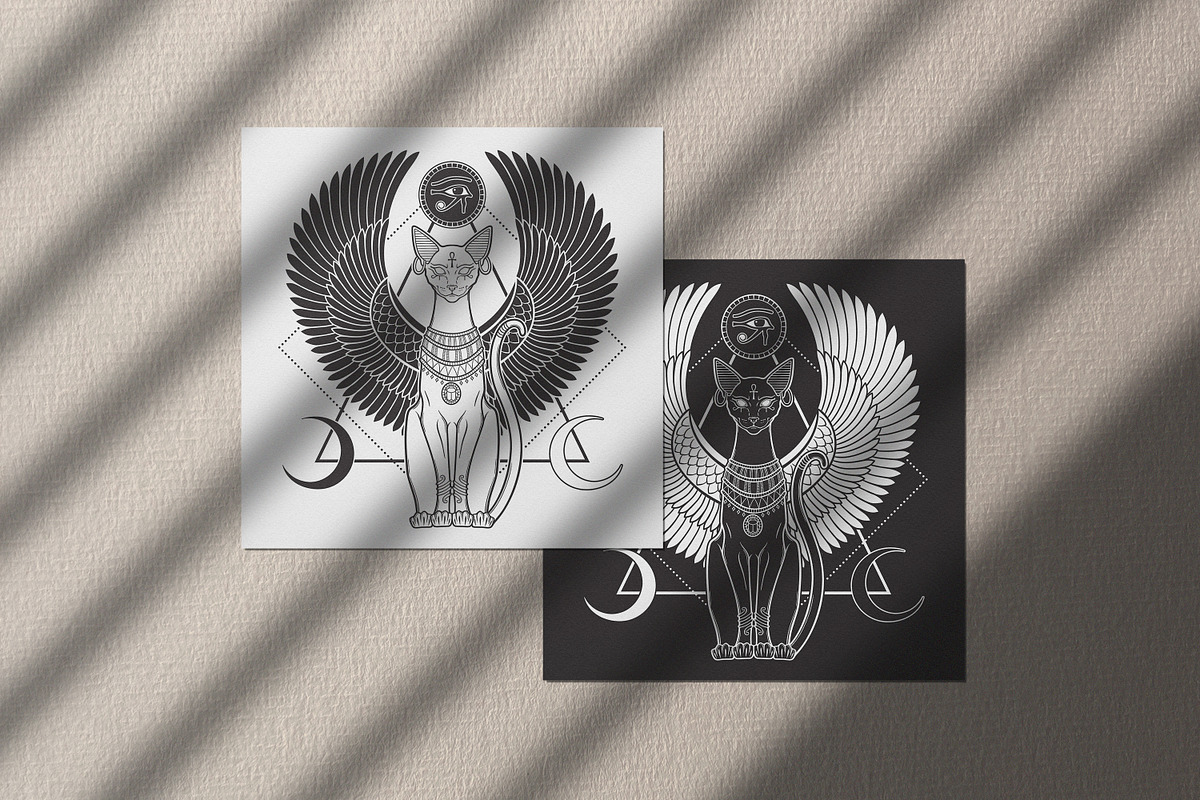 Egypt - vector designs and elements, a Decorative Illustration by Croisy (Photo 7 of 12)