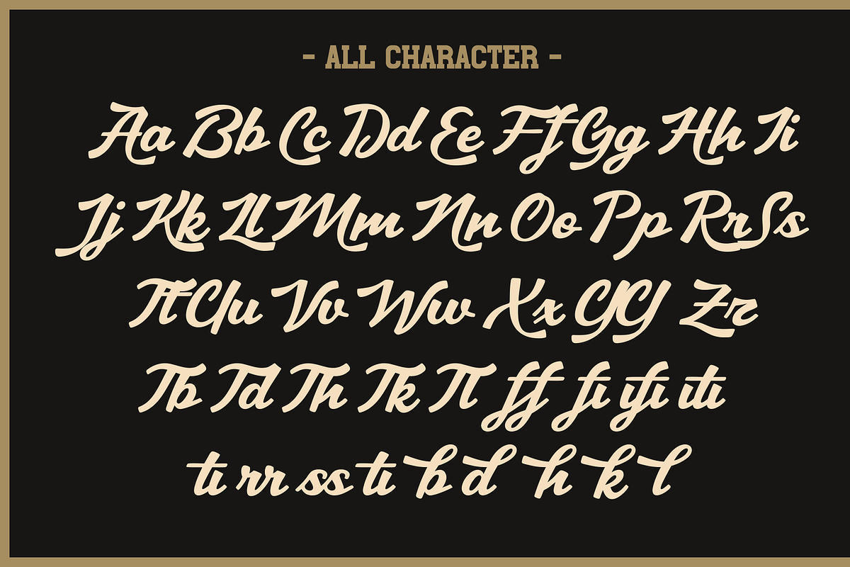 Kahyin - Classic Script Font, a Script Font by MaikoHatta (Photo 6 of 7)