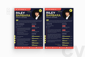 Mono Resume, a Resume Template by iDoodle Studio