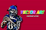 Vector Art Photoshop Action