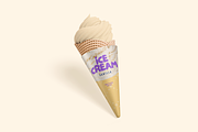 Ice Cream Cone Mockup, a Cups & Container Mockup by DSNA Mockup (Thumbnail 2 of 5)